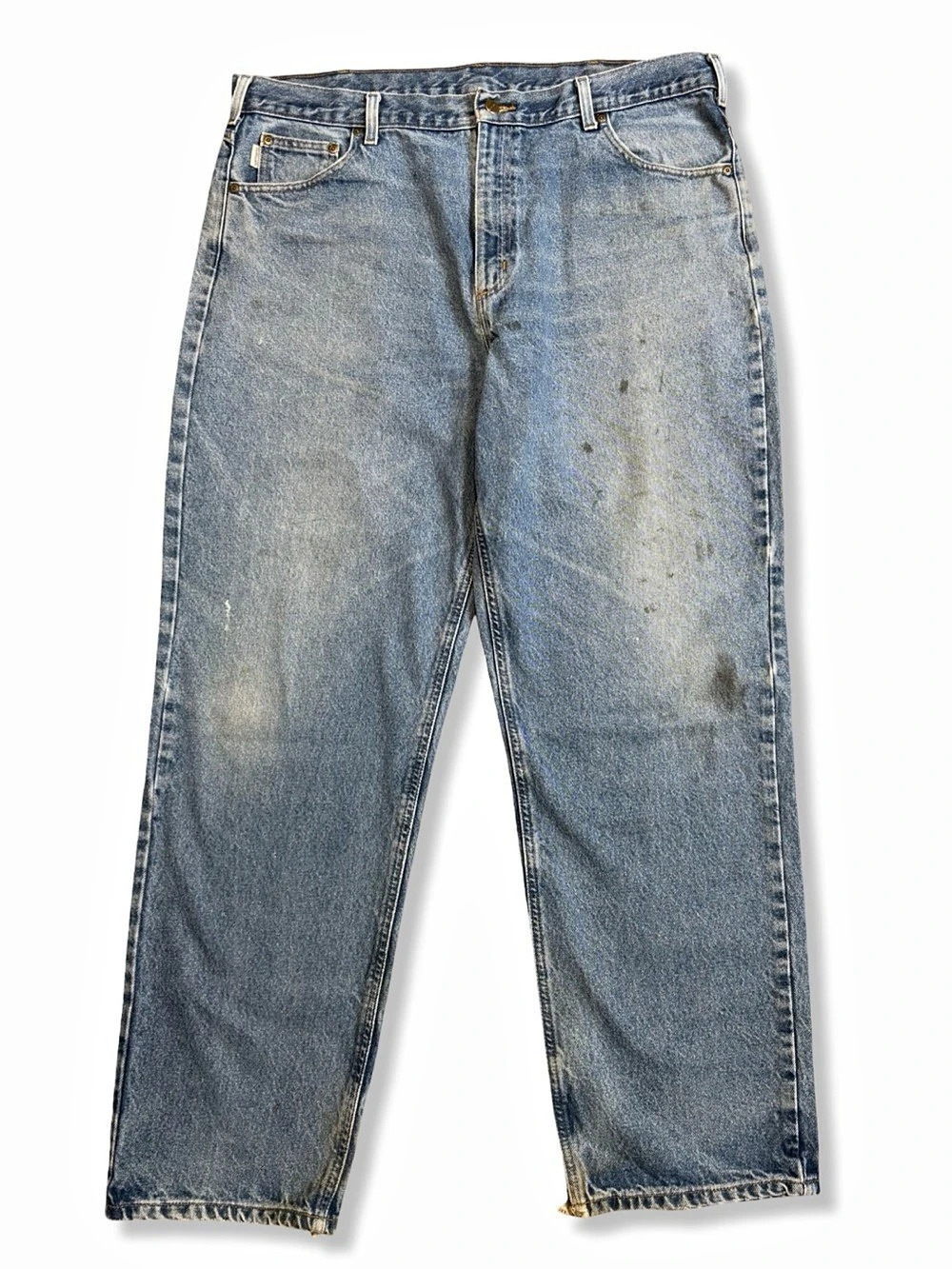 Vintage Carhartt Loose Fit Denim Jeans Relaxed Fit Blue Jeans